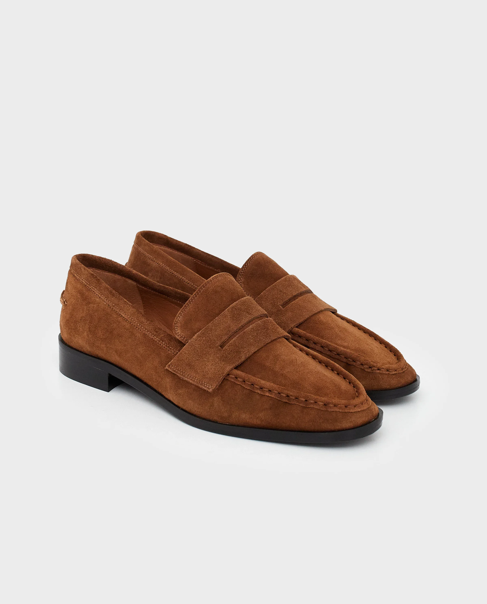 Zamszowe loafersy Airola - Image #2