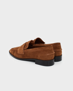 Zamszowe loafersy Airola - Image #3