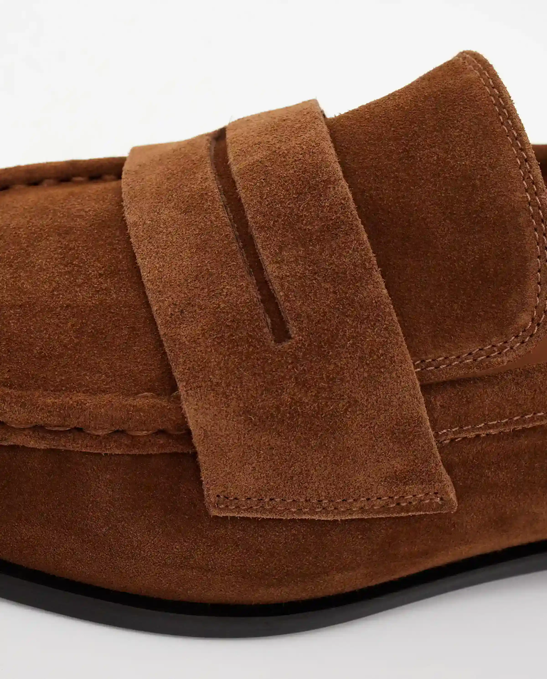 Zamszowe loafersy Airola - Image #4