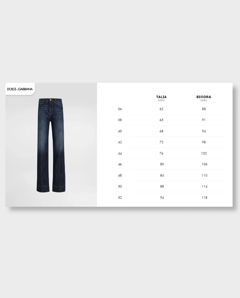 Granatowe spodnie jeansowe - Image #4