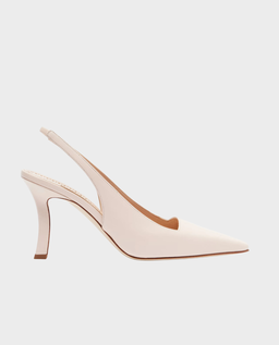 Kremowe czółenka Moirasli 90 - Image #0