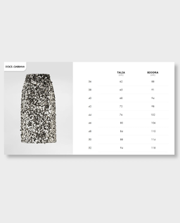 Spódnica midi z cekinami - Image #6