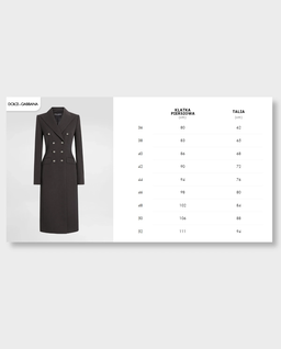 Dwurzędowy wełniany płaszcz - Image #5