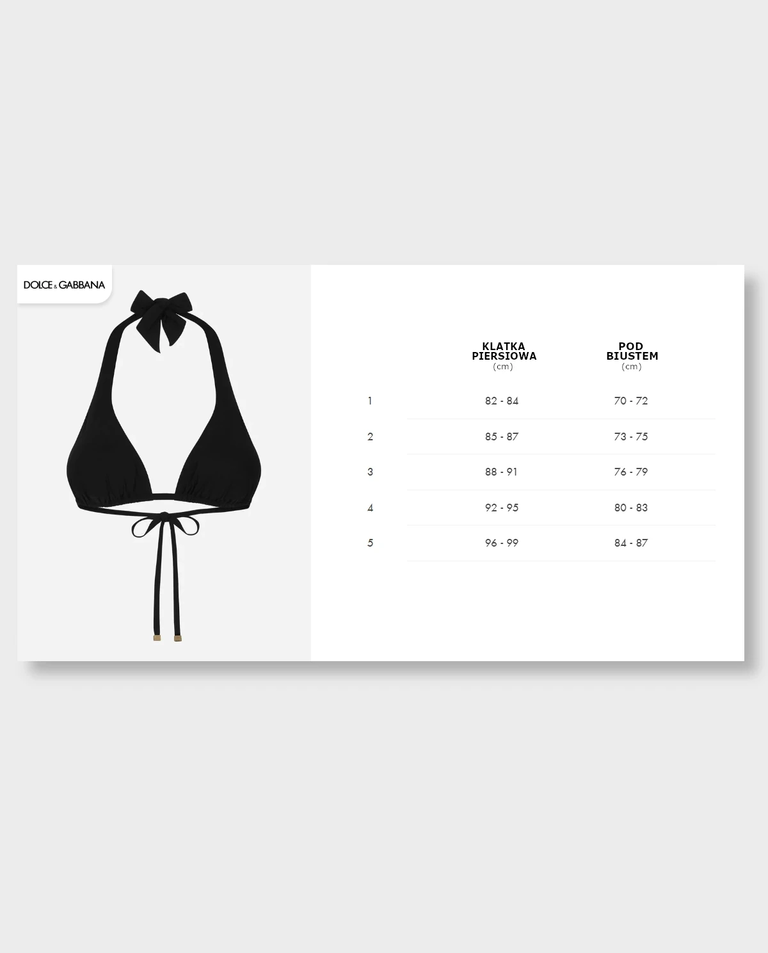 Czarny top od kostiumu z wiązaniem - Image #4