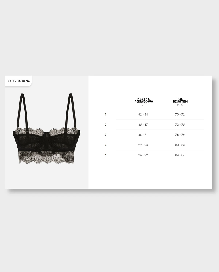 Czarna koronkowa braletka - Image #5