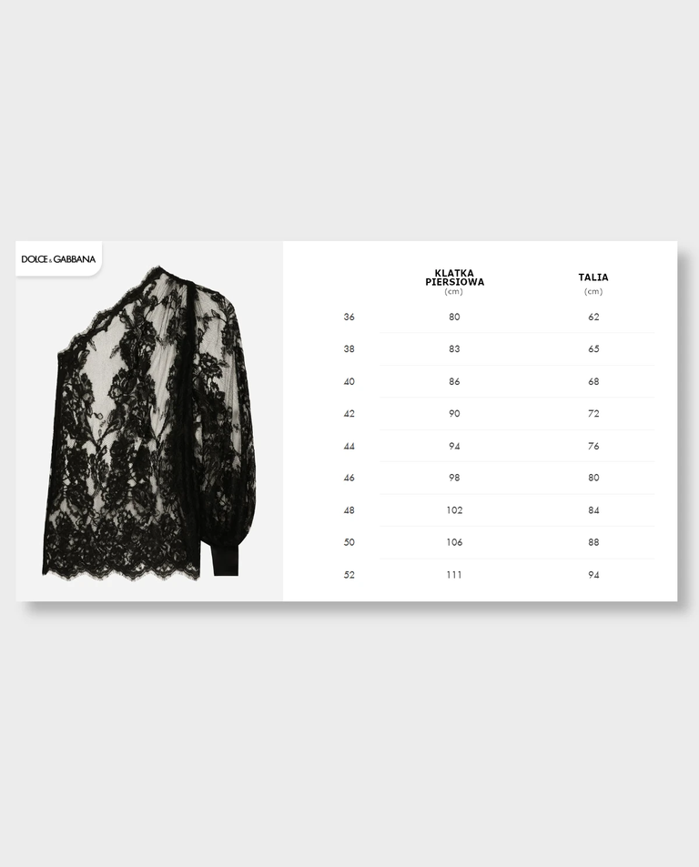 Asymetryczna koronkowa koszula - Image #5