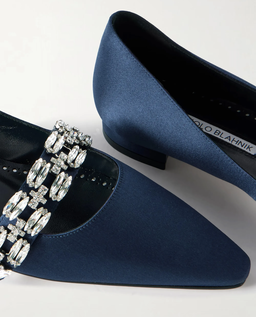 Granatowe czółenka Tamolflat - Image #2