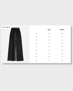 Czarna spódnica z jedwabiu - Image #4