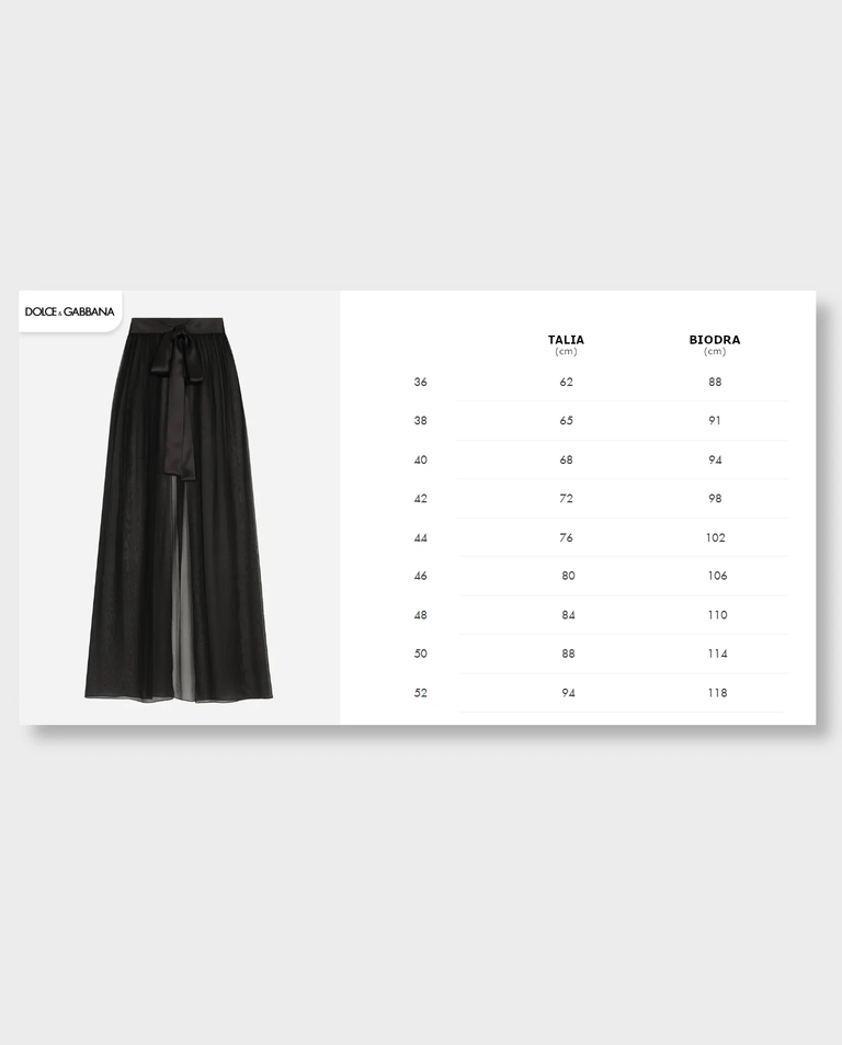 Czarna spódnica z jedwabiu - Image #4