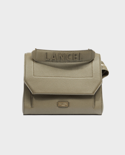 Skórzana torebka w kolorze khaki Ninon - Image #0