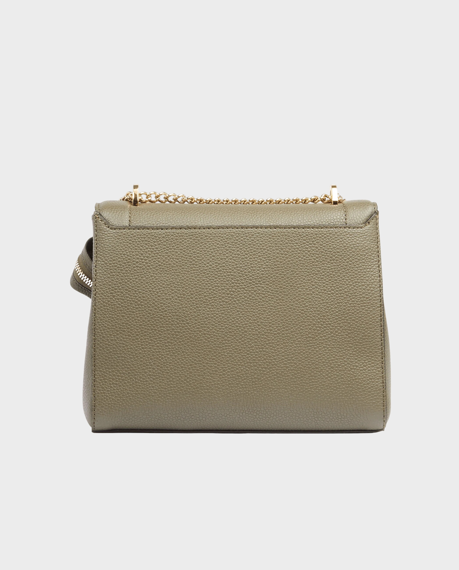 Skórzana torebka w kolorze khaki Ninon - Image #1