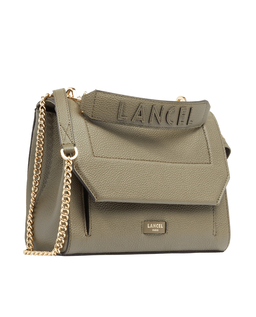 Skórzana torebka w kolorze khaki Ninon - Image #3