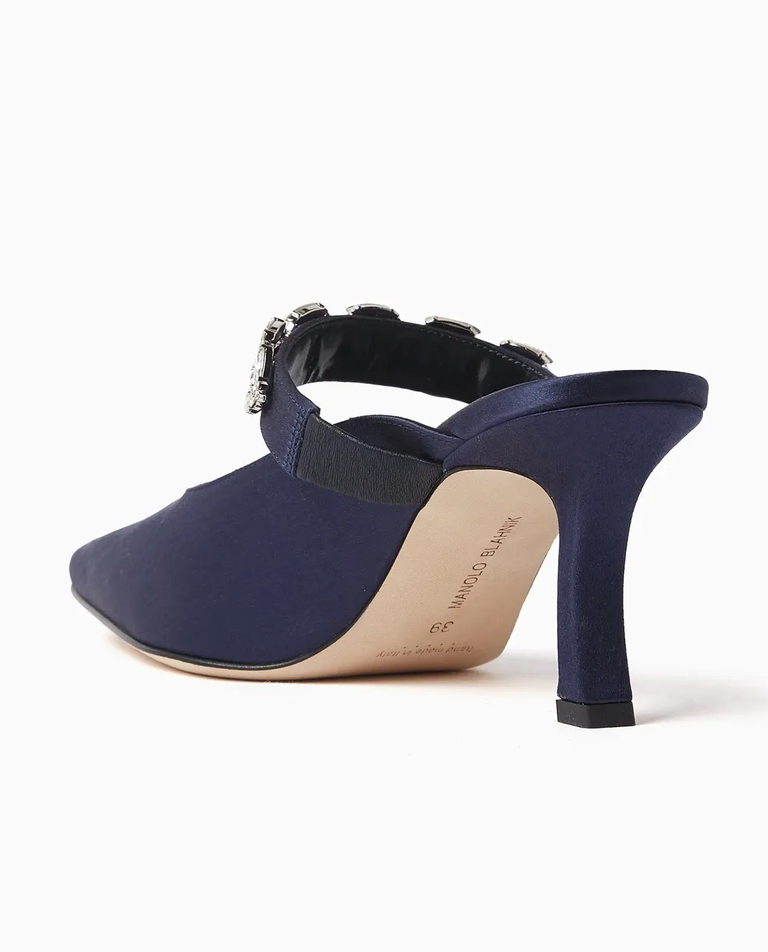 Granatowe mule Tamolmu 70 - Image #2