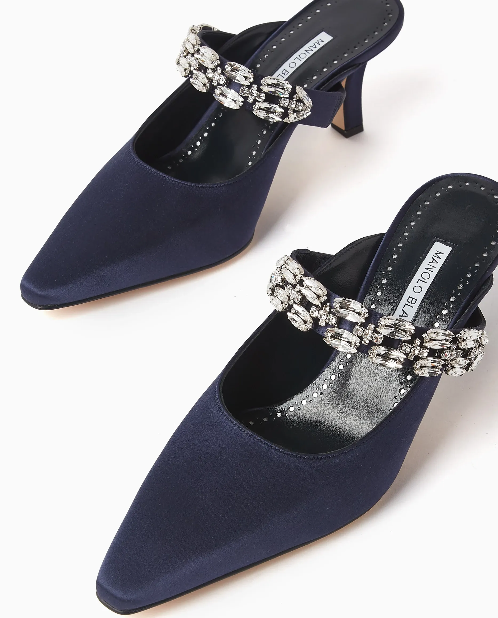 Granatowe mule Tamolmu 70 - Image #1