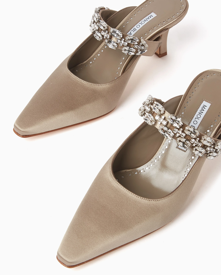 Beżowe mule Tamolmu 70