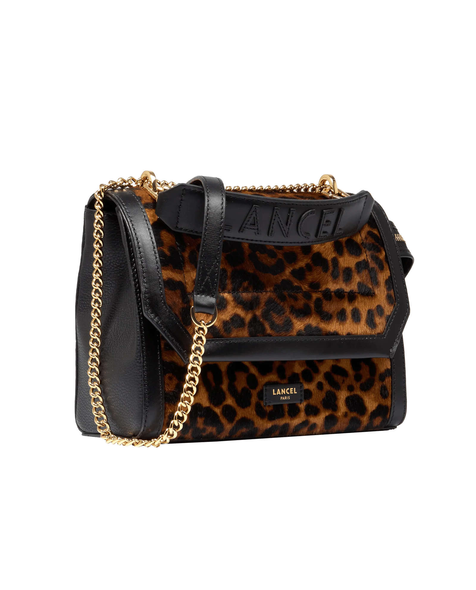 Skórzana torebka z wzorem w panterę Ninon - Image #3