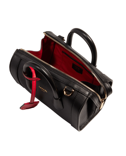 Skórzana czarna torebka mini BCBG - Image #2