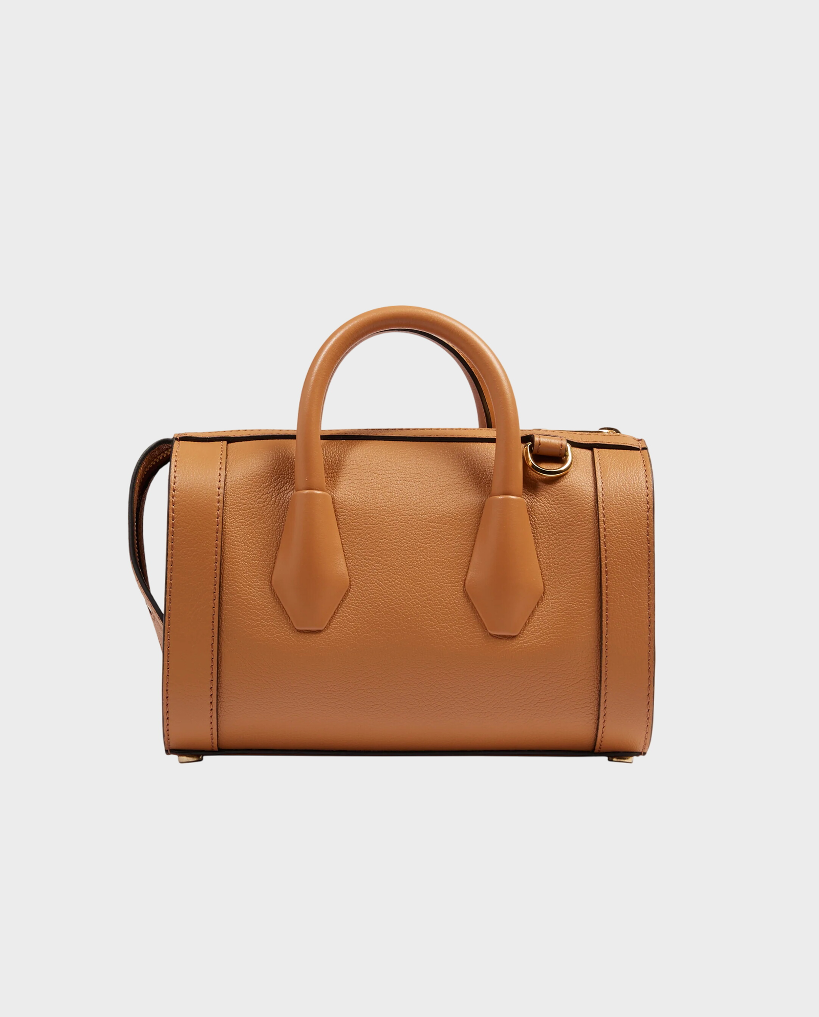 Skórzana brązowa torebka mini BCBG - Image #1