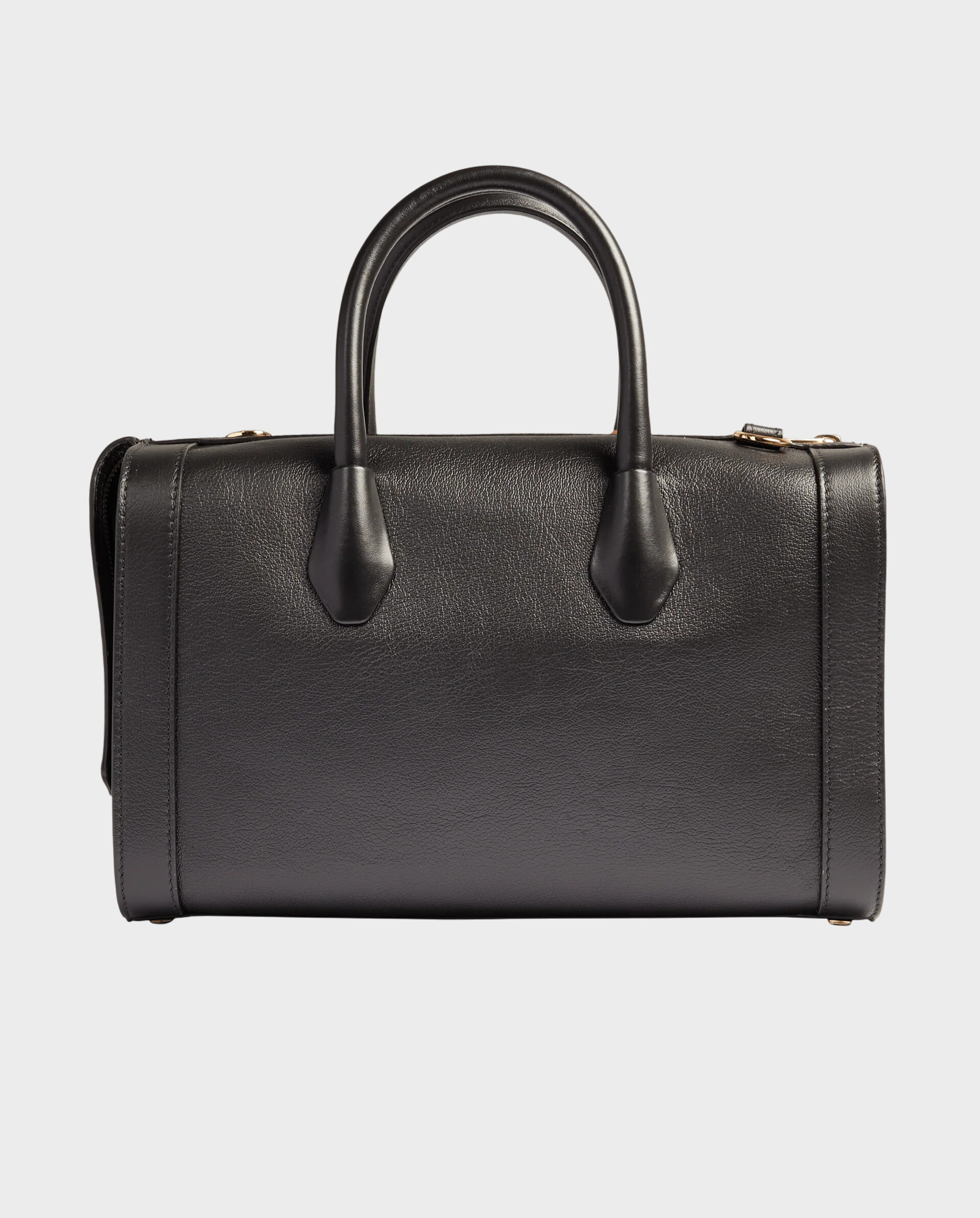 Skórzana czarna torebka BCBG - Image #1