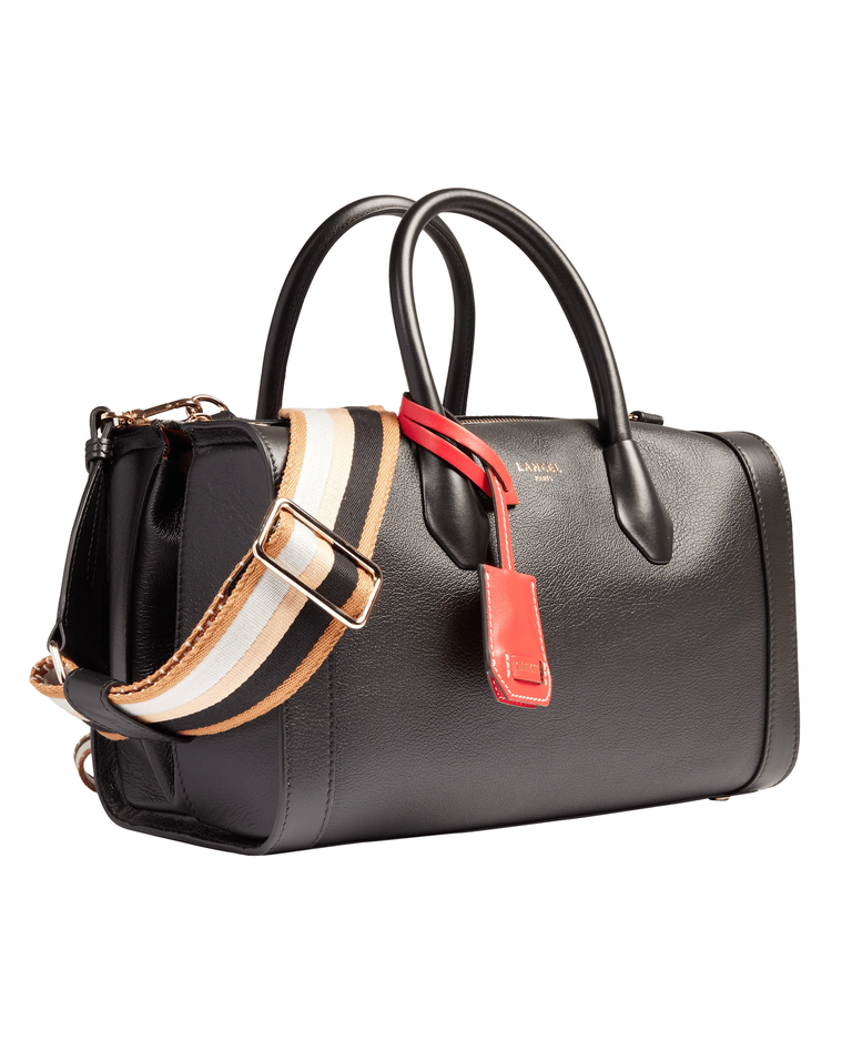 Skórzana czarna torebka BCBG - Image #3