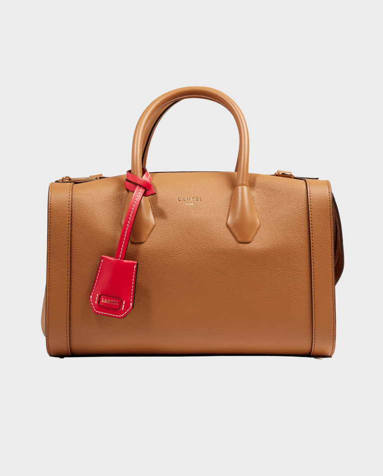 Skórzana brązowa torebka BCBG