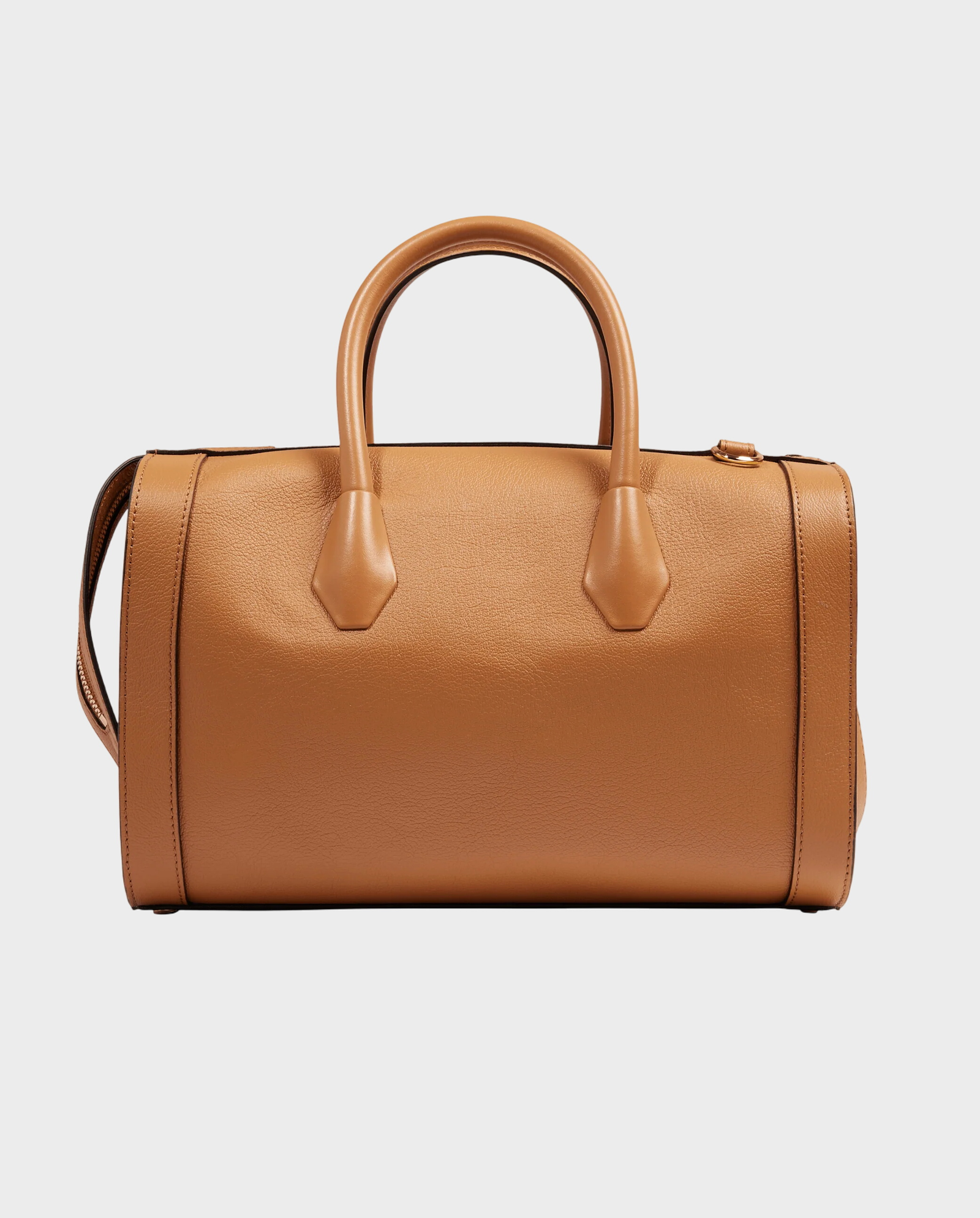 Skórzana brązowa torebka BCBG - Image #1