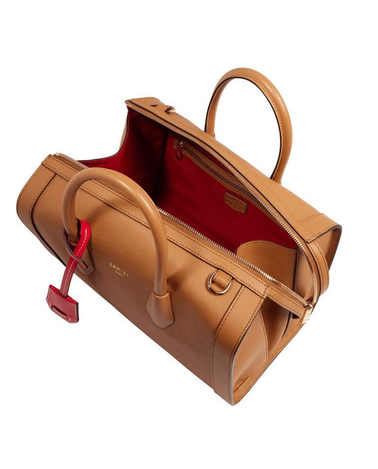 Skórzana brązowa torebka BCBG - Image #2