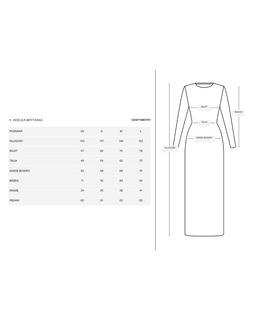 Granatowa sukienka maxi - Image #4