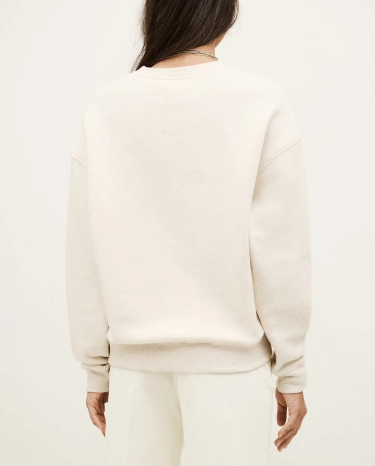 Kremowa bluza z nadrukiem Fenja - Image #1