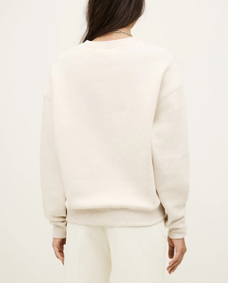 Kremowa bluza z nadrukiem Fenja - Image #1