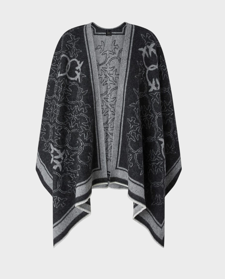 Szare logowane ponczo Croazia Cape - Image #0