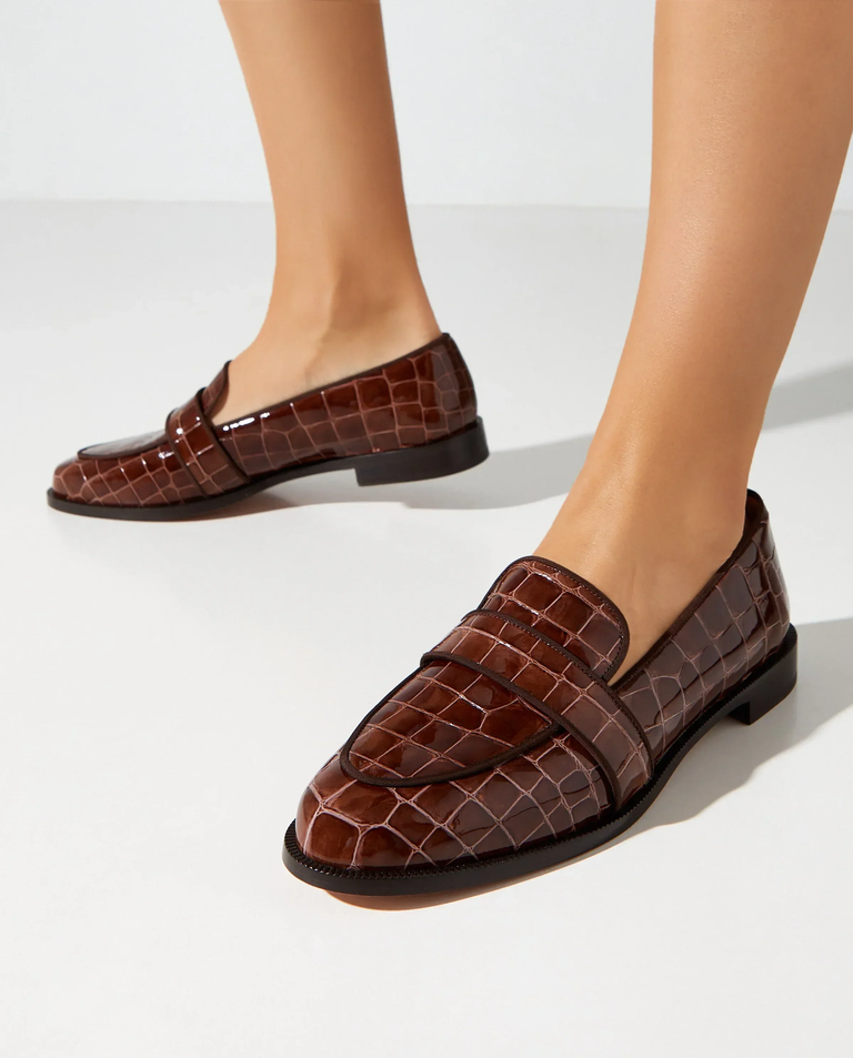 Brązowe mokasyny Martin