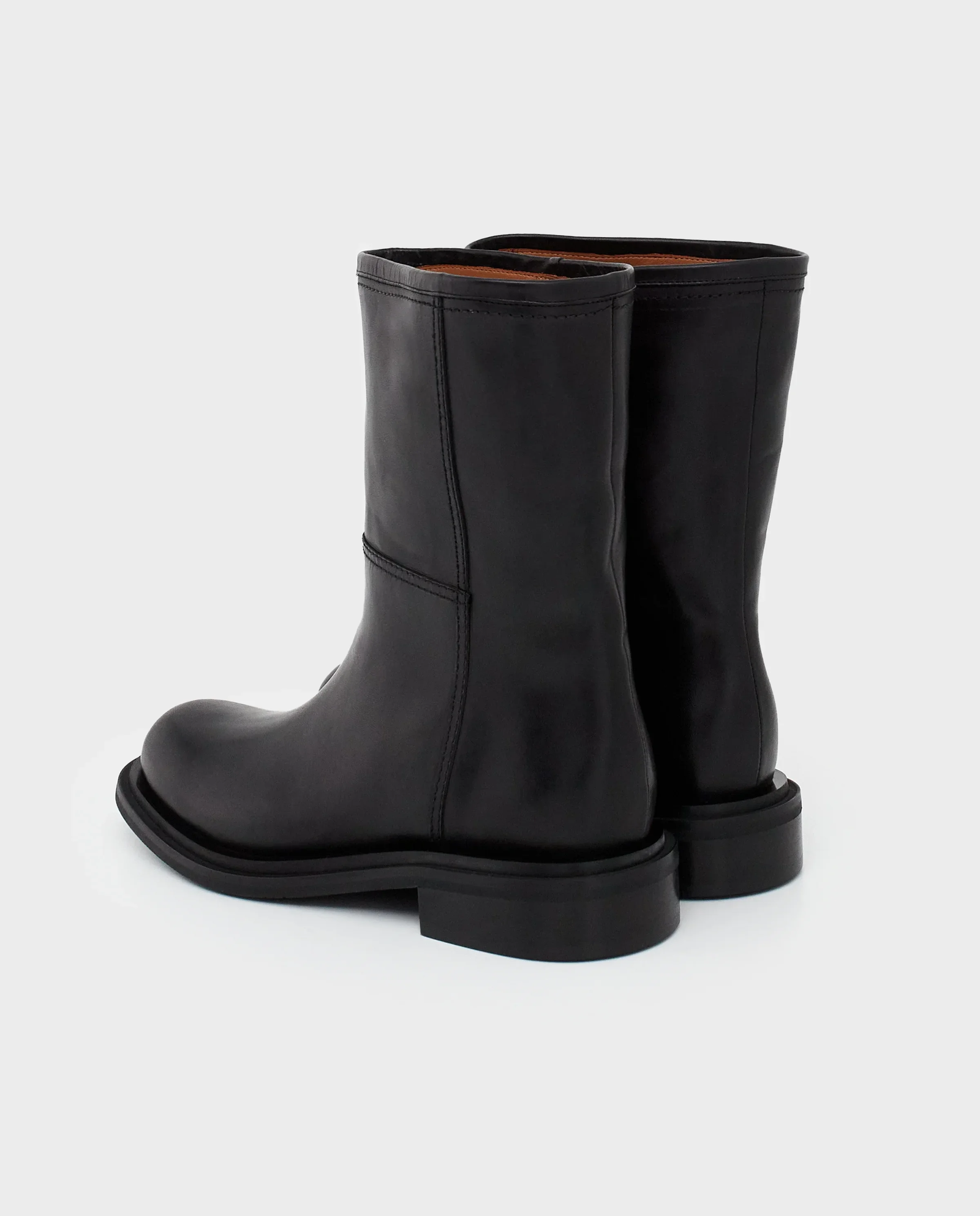 Czarne skórzane botki Sirone - Image #3