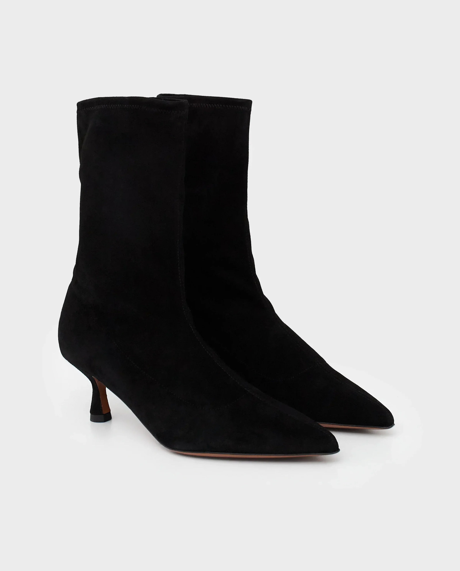 Czarne zamszowe botki Cerone 55 - Image #2