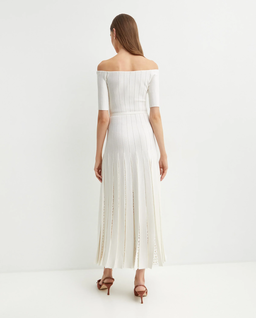 Plisowana sukienka Kurt midi - Image #4