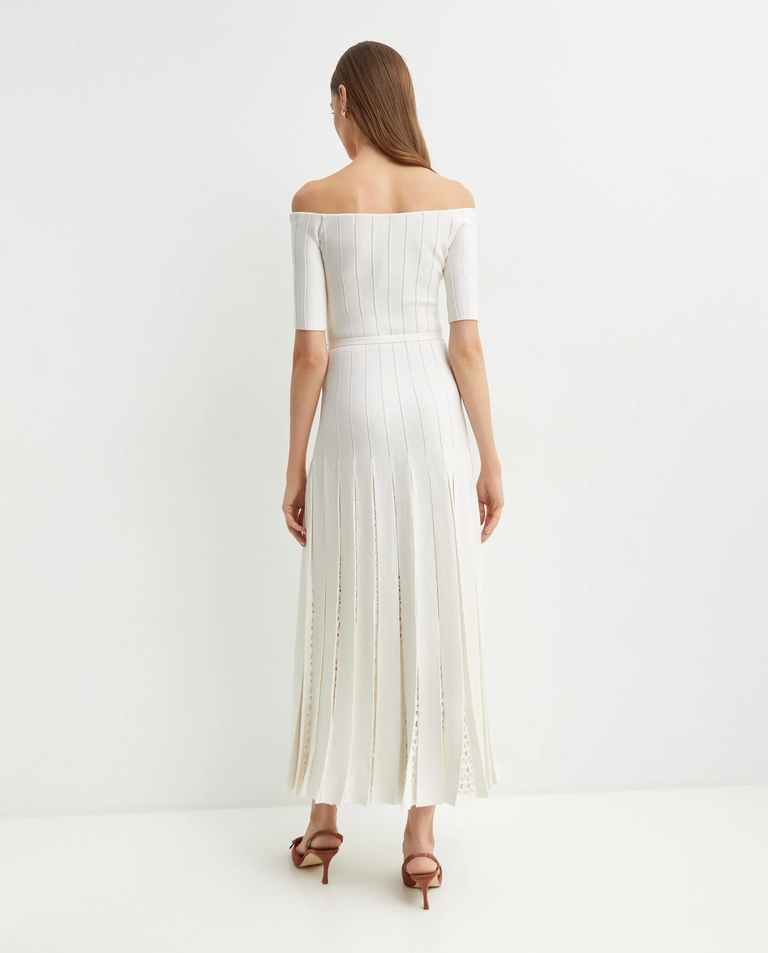 Plisowana sukienka Kurt midi - Image #4