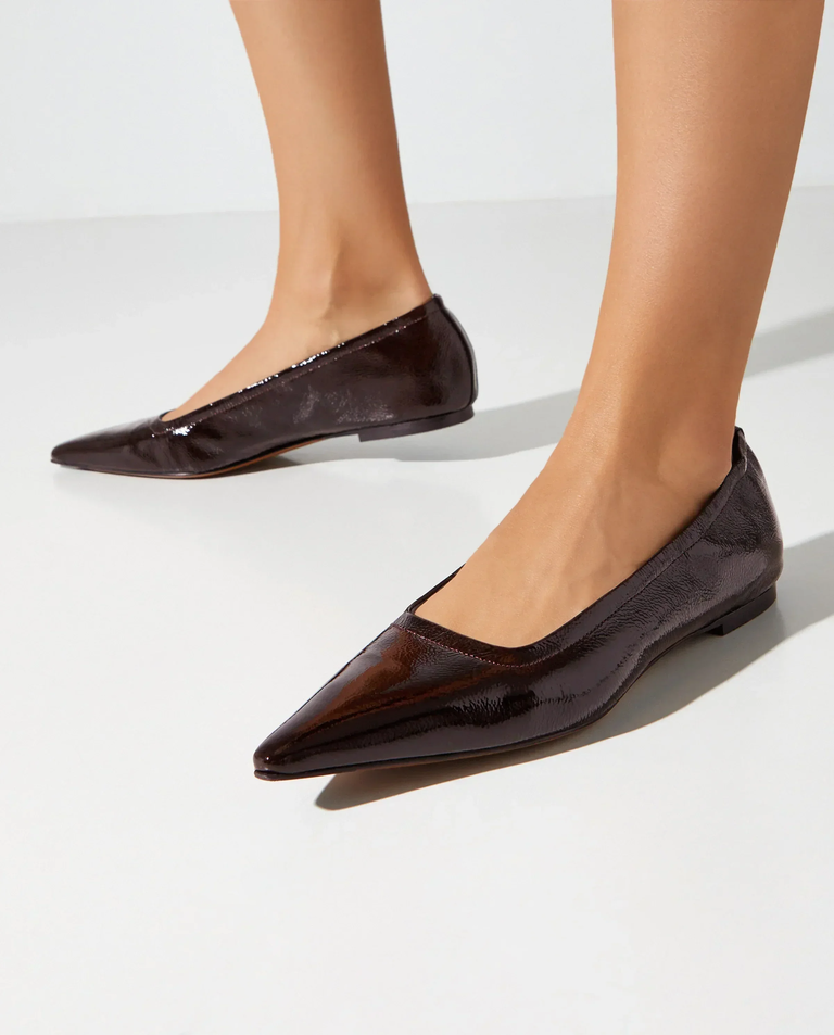 Brązowe baleriny Aprica