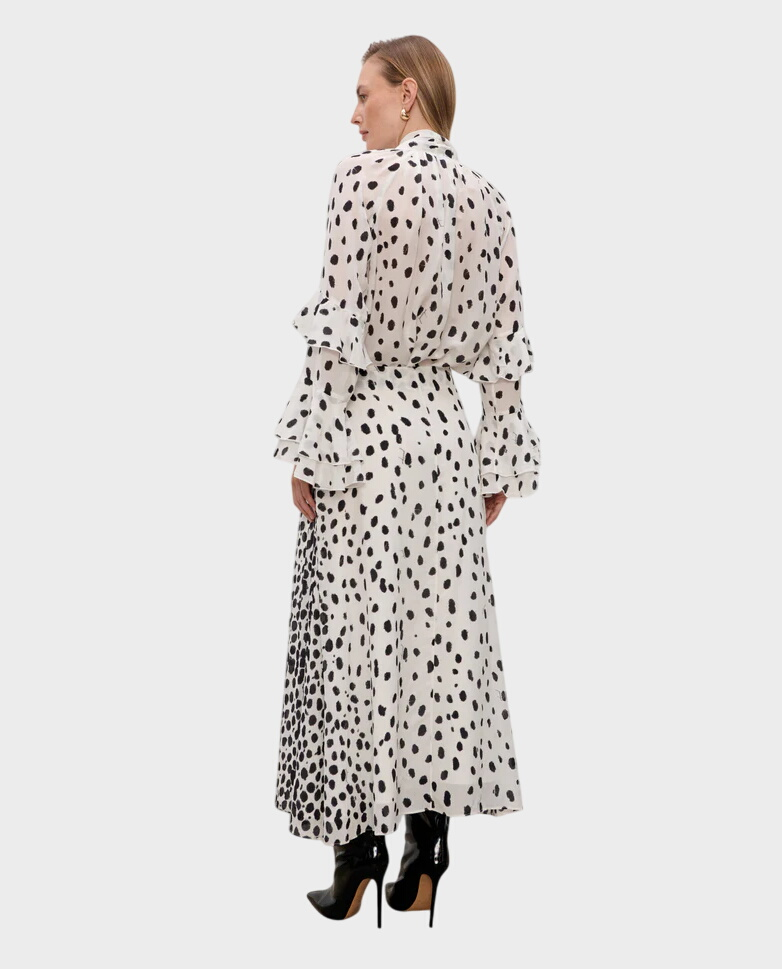 Jedwabna spódnica z printem Kayo - Image #2