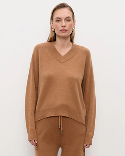 Camelowy sweter z wełny Paola - Image #0