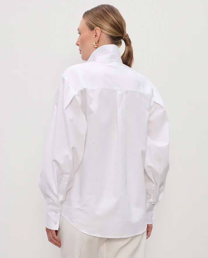 Biała koszula z bawełny Tess - Image #2