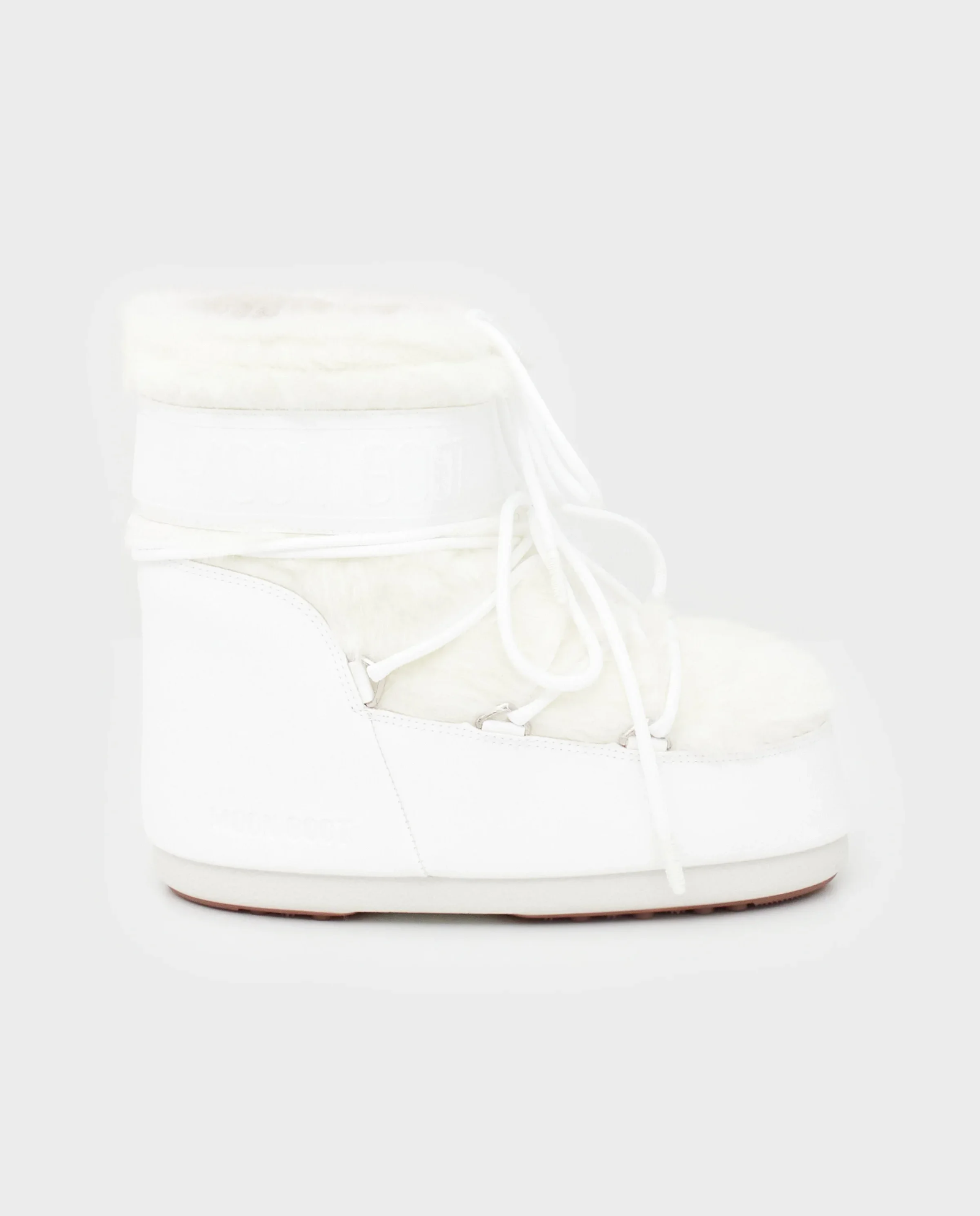 Białe śniegowce z futerkiem Icon Low - Image #1