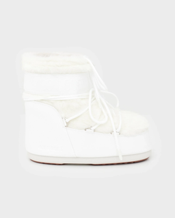 Białe śniegowce z futerkiem Icon Low - Image #1