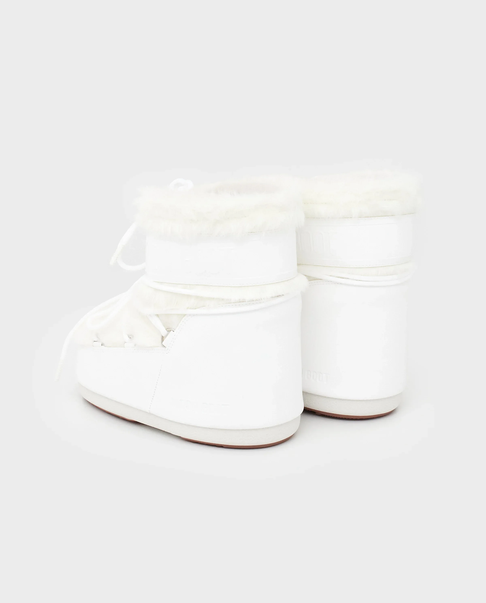 Białe śniegowce z futerkiem Icon Low - Image #3