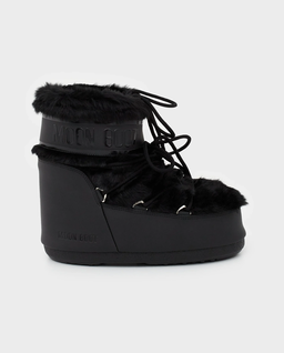 Czarne śniegowce z futerkiem Icon Low - Image #1