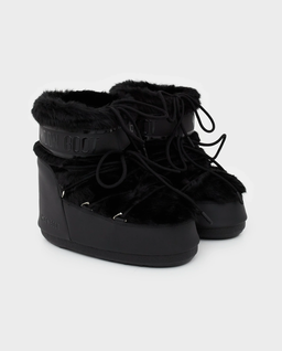 Czarne śniegowce z futerkiem Icon Low - Image #2