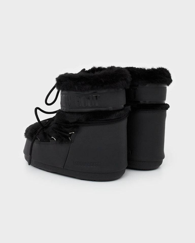Czarne śniegowce z futerkiem Icon Low - Image #3