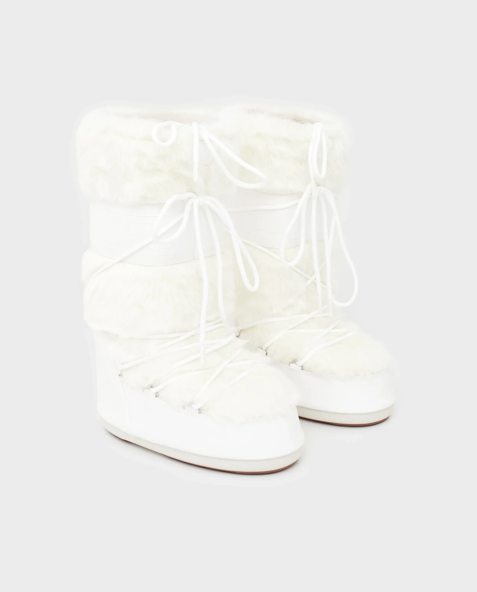 Białe śniegowce z futerkiem Icon - Image #2