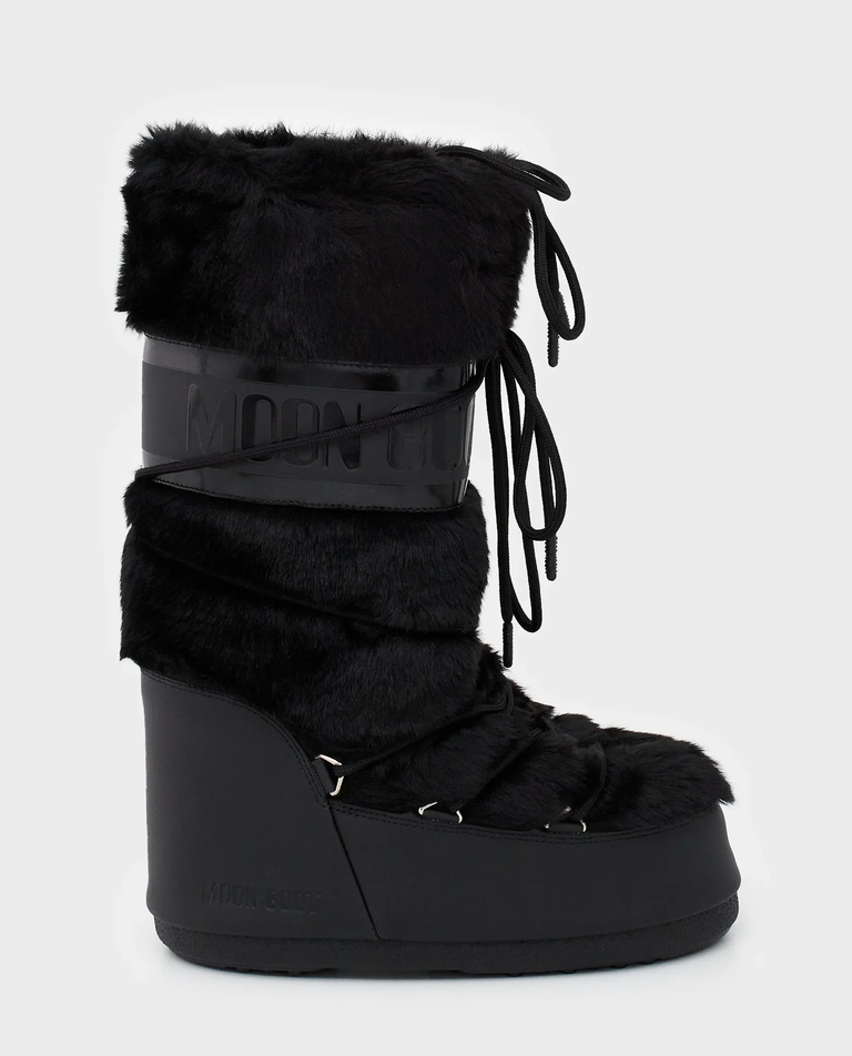 Czarne śniegowce z futerkiem Icon - Image #0