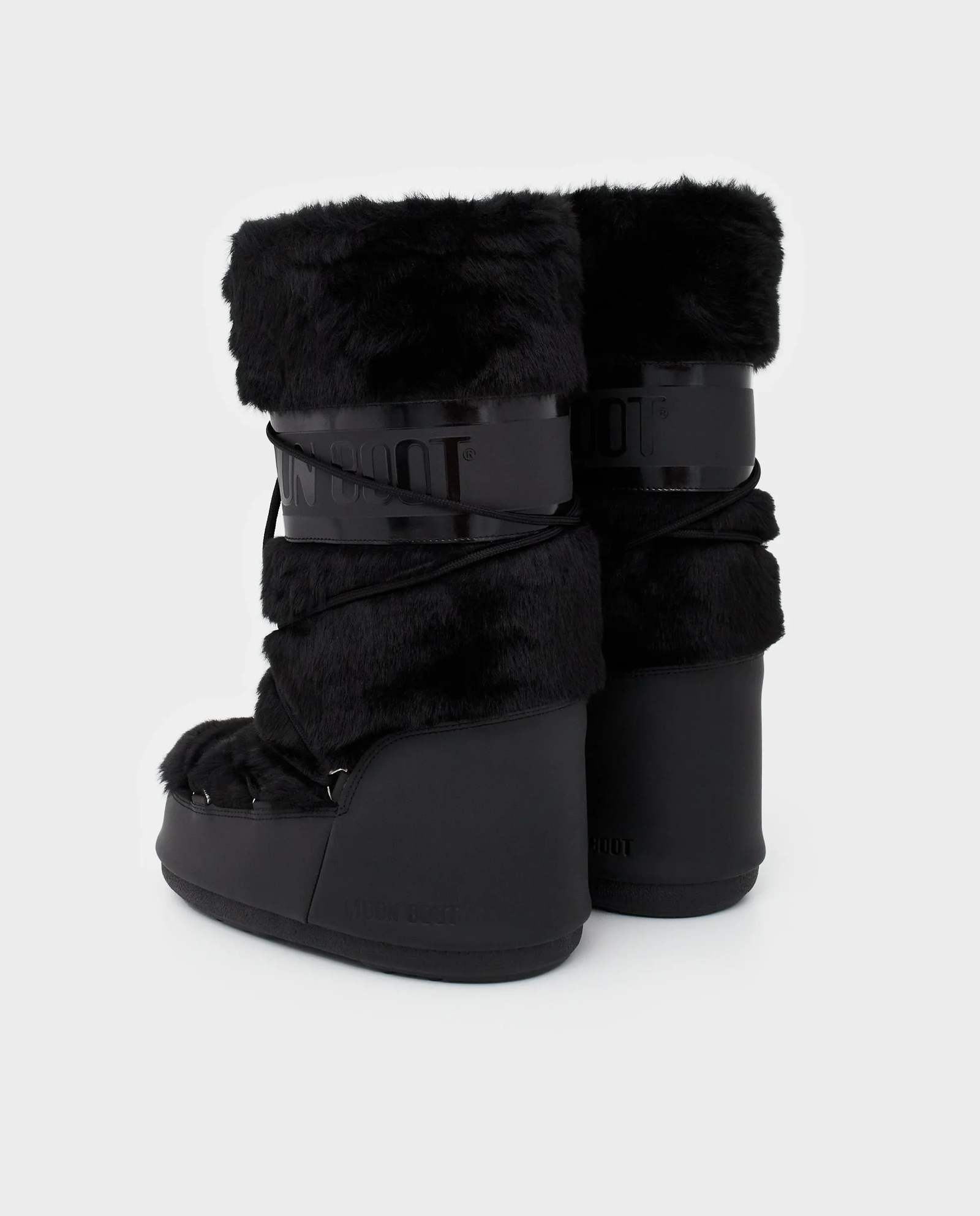 Czarne śniegowce z futerkiem Icon - Image #3