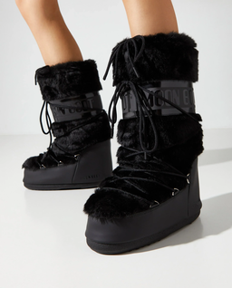 Czarne śniegowce z futerkiem Icon - Image #0